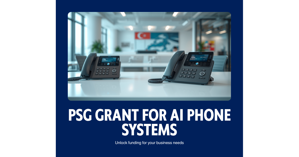 How to use PSG grant for AI phone systems in Singapore